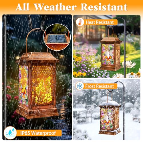 Butterfly Solar Lanterns Outdoor Hanging Lights (Butterfly)