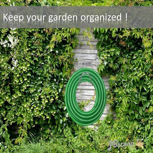 Garden Hose Holder Stainless Steel Small Wall Mount Garden Hose Hook (100 Feet)