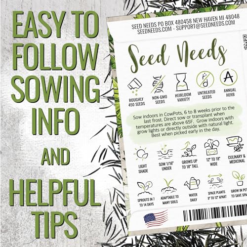 Chervil Seeds to Plant Heirloom Non (5 Packs)