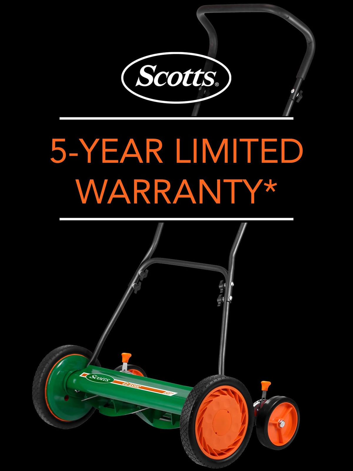 2000-20S 20-Inch 5-Blade Push Reel Lawn Mower, Green (20-Inch, 5-Blade)
