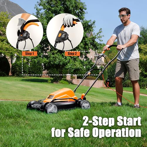 Electric Lawn Mower 12AMP 19 (19-Inch)