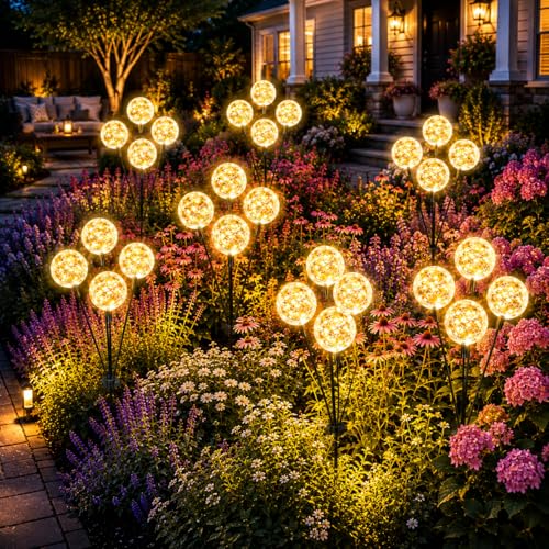 Solar Lights Outdoor Waterproof (4packs)