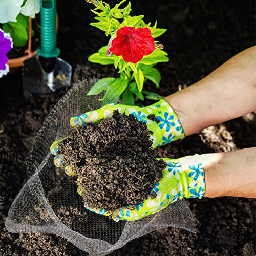 20 Pcs Large Root Guard Gopher Basket Vole Mesh Wire Baskets Stainless Steel Guard Cages Knitted Gopher Wire Mesh for Underground Vegetables Flowers Tree Root Protection