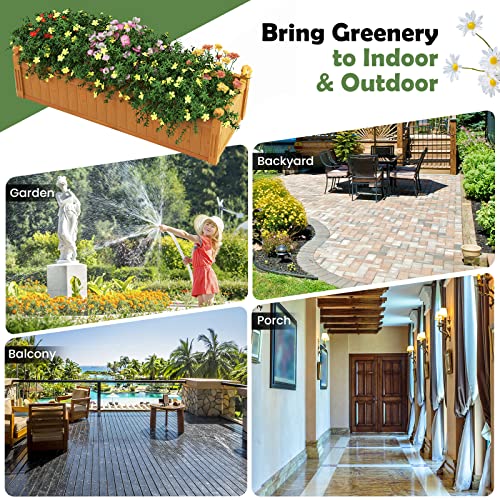 2 Pcs Raised Garden Bed (Orange / 43.5”x16”x14”)