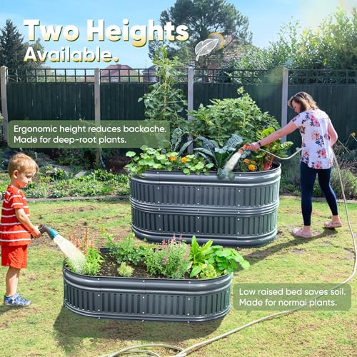 Raised Garden Bed Kit 2026 Upgraded Modular DIY 94x24x24 in