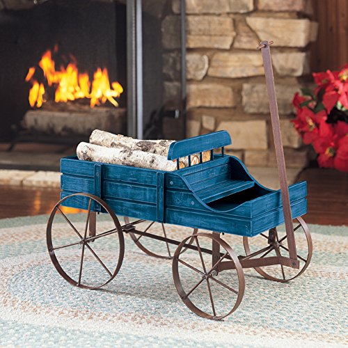 Amish Wagon Decorative Indoor (Blue)