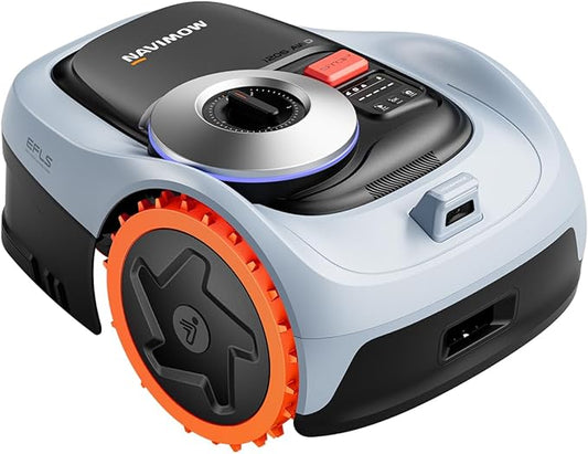 Segway Navimow i206 AWD Robot Lawn Mower Wire Free Robotic Lawn Mower with All-Wheel Drive for 45% Slopes, EFLS NRTK + Vision, Auto Mapping, 2.55Ah Battery, Covers 0.15 Acre