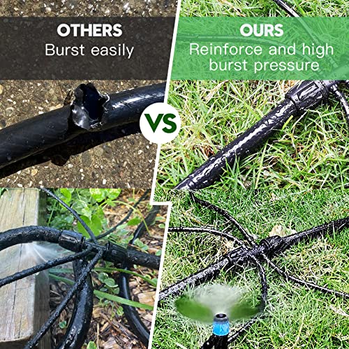 20 FT 1 2 inch Drip Irrigation Tubing Main Line Hose for Garden Irrigation System (20 Foot)