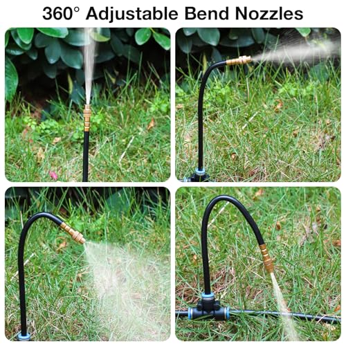 360° Drip Irrigation Misting Copper Nozzles for 1 (Brass)