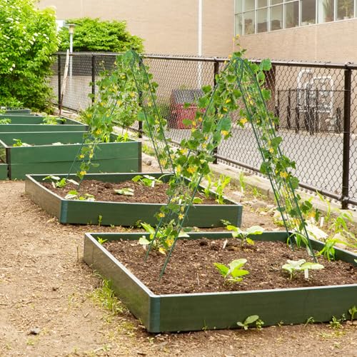 4 Pack Garden Trellis (71"x20" (4 Pack) / Green)