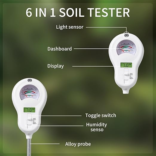 Soil Moisture Meter, Plant Water Monitor, Hygrometer Sensor for Gardening, Farming, Indoor and Outdoor Plants (Basic Style + one Probe)