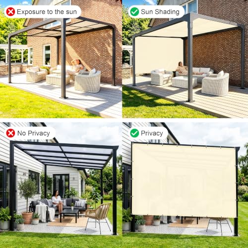Shade Cloth 4x10 FT HC (0 4'×1 0' / Beige)
