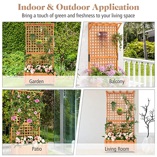 Planter with Trellis Set of 2 (2 Count)