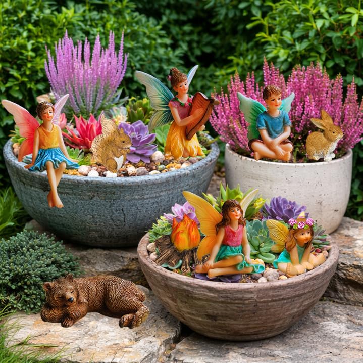Fairy Garden Figurines (9 Count)