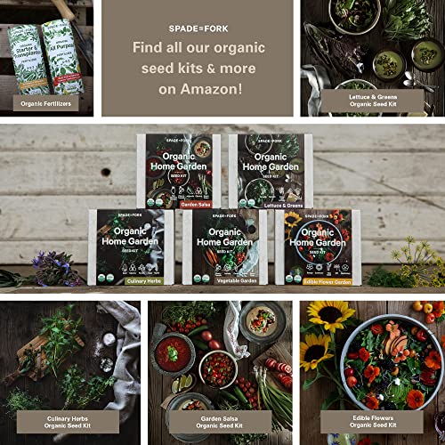 Organic Indoor Vegetable Garden Starter Kit (Vegetable Garden Kit)
