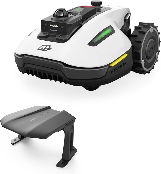 (2026 Upgrade) Mammotion YUKA mini 2 1000H Robotic Lawn Mower with Garage, for 0.25 Acre, 360° LiDAR + AI Vision, 45% Slope, DropMow, Smart Battery Management,Cutting Heights 2.0"-3.5"