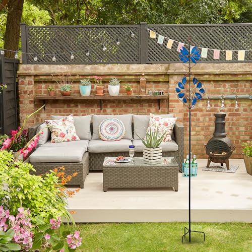 Large Wind Spinner Outdoor (Blue,bronze)