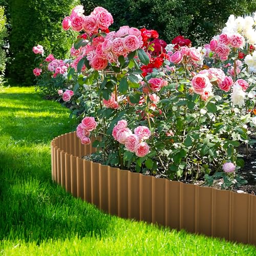 Corrugated Metal Garden Edging 10" x 20Ft (Bronze)