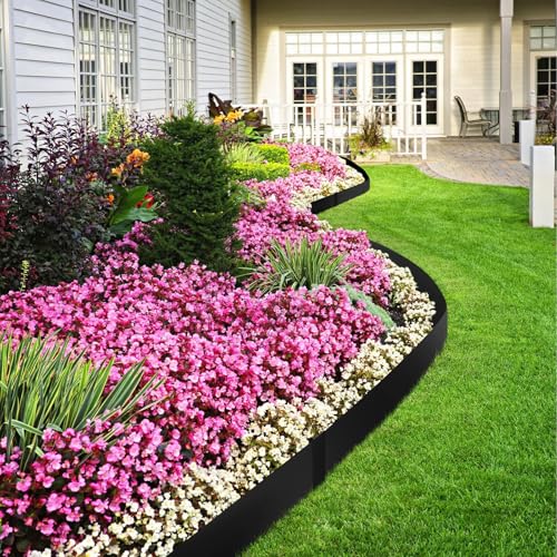 33ft. 10 Pack Metal Landscape Edging (Black / 6 Inch)