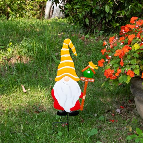 Garden Gnome Decorative Stake (Gnomes（yellow）)
