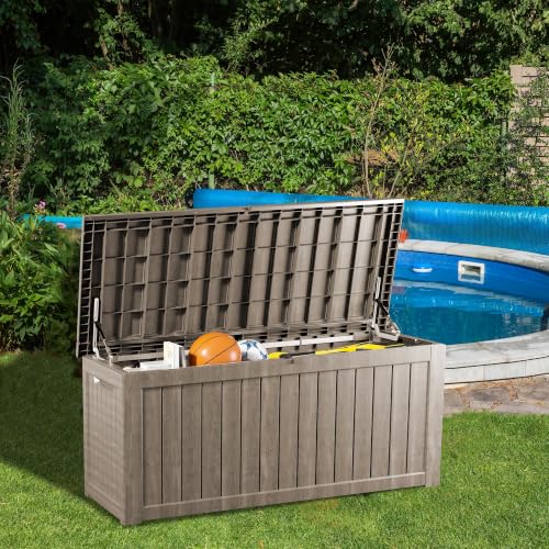 Outdoor Storage Box (Grey / 200 Gallon)