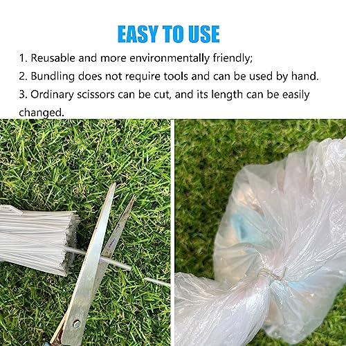 Plastic Clear 4" Twist Ties (4 Inch / Clear)