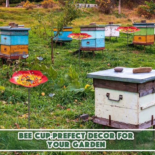 Bee Watering Station (Red / Flower)