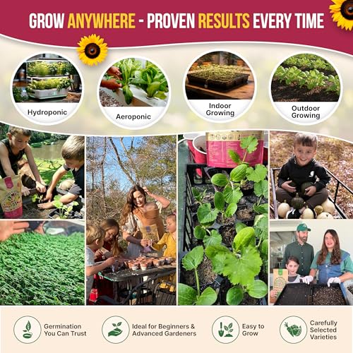 55 Vegetable Seeds Variety Pack (55 Count)