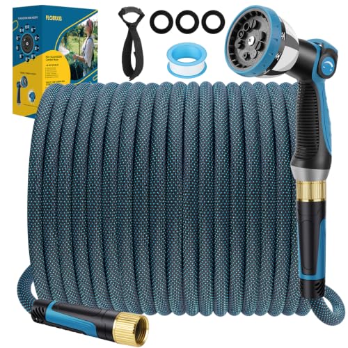 Non Expandable Garden Hose 25 FT (Blue / 25ft)