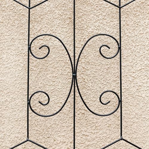 Metal Garden Trellis Rustproof Trellis for Climbing Plants Outdoor Flower Support