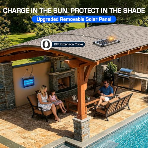 Solar Bug Zapper Outdoor (Blue)