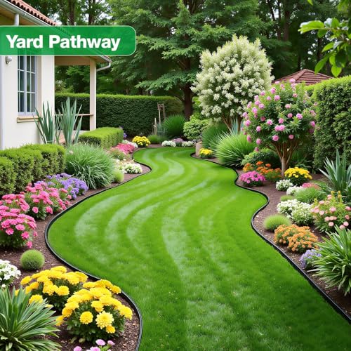 Garden Edging Border (black / 2 Inch x 200FT)