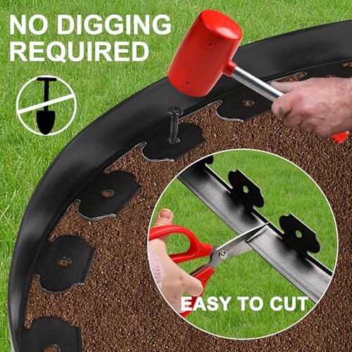 1.5 Inch x 33FT Garden Edging Border (1.5IN x 33FT)