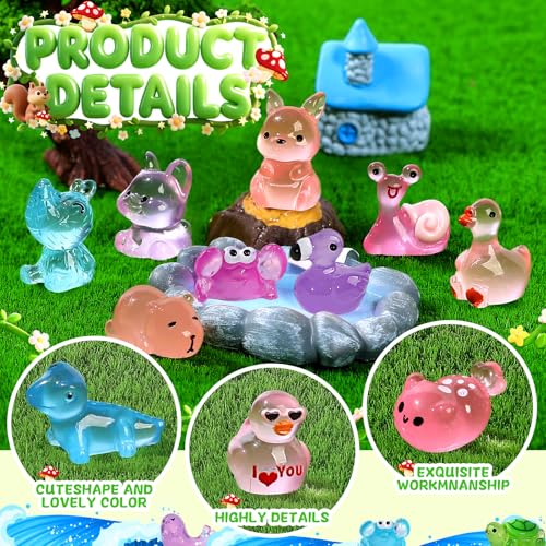 180 Pcs Mini Resin Animals