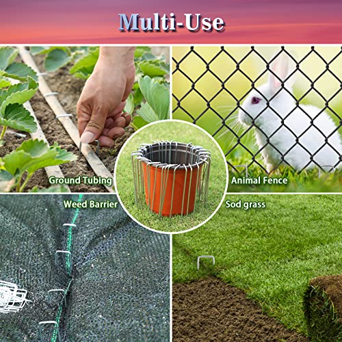50 Pack Galvanized Landscape Staples (50 Count)