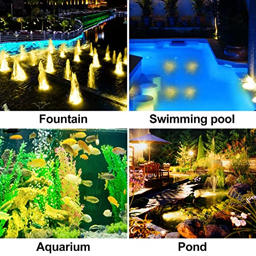 Solar Pond Lights (3-Lights-Warm White)