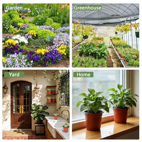 110 Pcs 3.5 Inches Plastic Plant Pots (3.5 Inch)