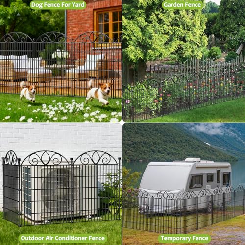 No Dig Garden Fence Outdoor for Yard (48 in(H) X 11.8 ft(L))