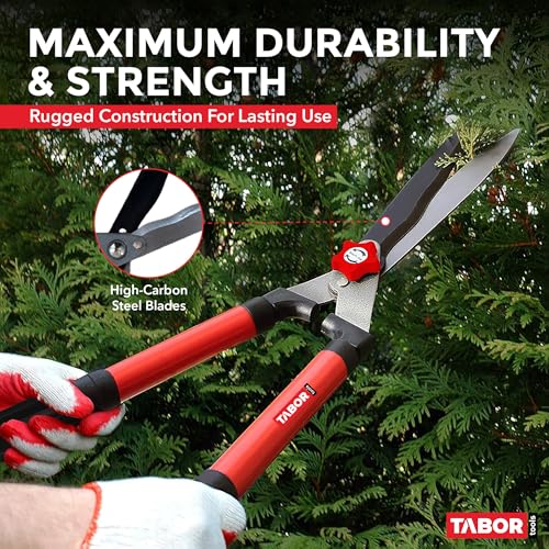 B620A Hedge Shears with Wavy Blade for Trimming Borders