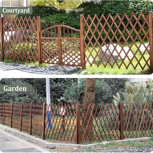 Expandable Wooden Lattice Fence Panel