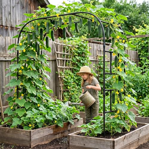 Garden Arch Trellis (87" H x 16" L x 79" W)