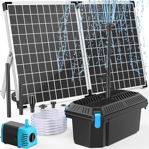 40W Solar Fountain Pump with Pond Filter (40W)