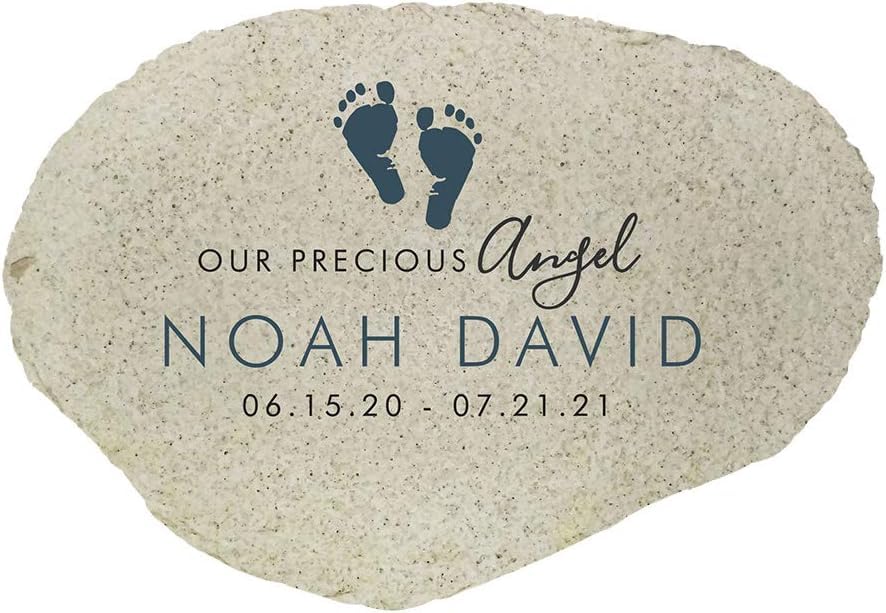 Our Precious Angel Personalized Memorial Garden Stone (Precious Angel / Small)
