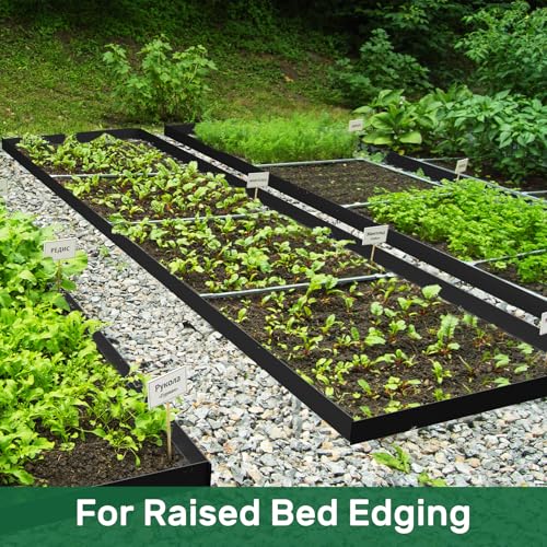 Garden Edging 49FT Landscape Edging Kit 3 Inch Height with 30 Stakes (30 Count)