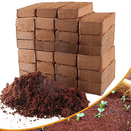 Coco Coir Brick for Plants (27Pack)