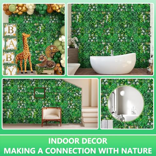 Artificial Boxwood Panels (Dracaena 3 / 8PCS 20''x20'')