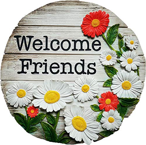 Garden Décor Welcome Friends Stepping Stone (Welcome Friends)