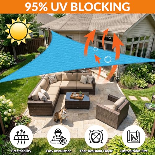 21'X30' Sun Shade Sail Turquoise Mixed Curved Square Customizable (Turquoise Mix / 21'X30' custom)