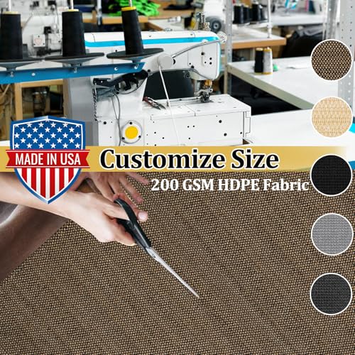 Customized Size 7' X 22' Shade Cloth with Grommets
