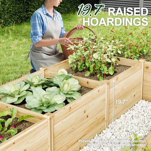 U Shaped Raised Garden Bed (7.5x15x1.6 FT)